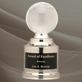 Small Crystal Globe Award / Silver